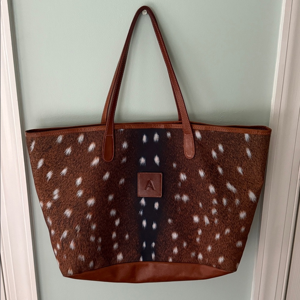 Barrington Deer Print Tote Bag